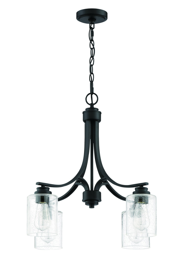 Craftmade Canada - 50524-FB - Four Light Chandelier - Bolden - Flat Black