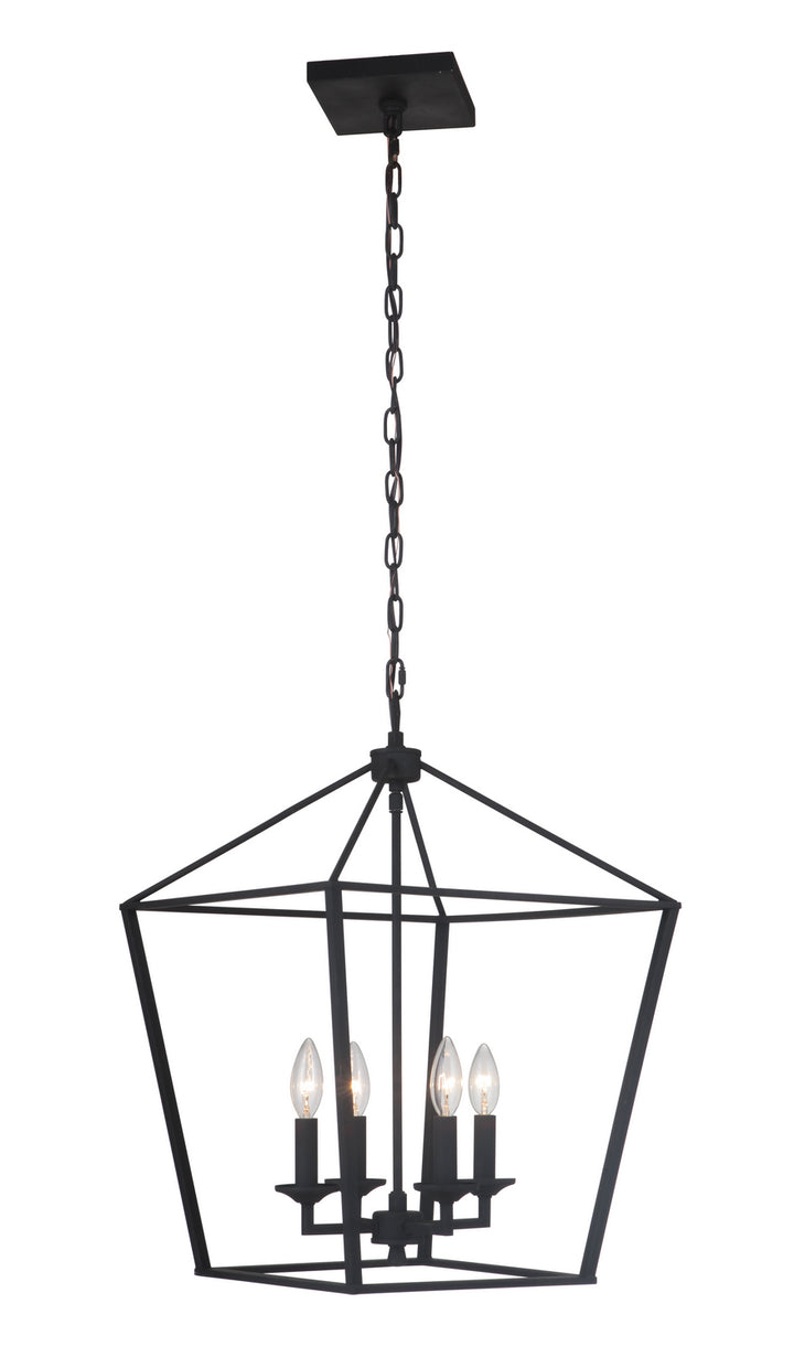 Craftmade Canada - 52935-FB - Four Light Foyer Pendant - Flynt - Flat Black