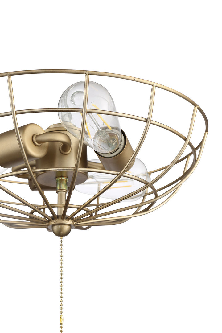 Craftmade Canada - LK2801-SB-LED - LED Fan Light Kit - Light Kit-Bowl,Energy Star - Satin Brass