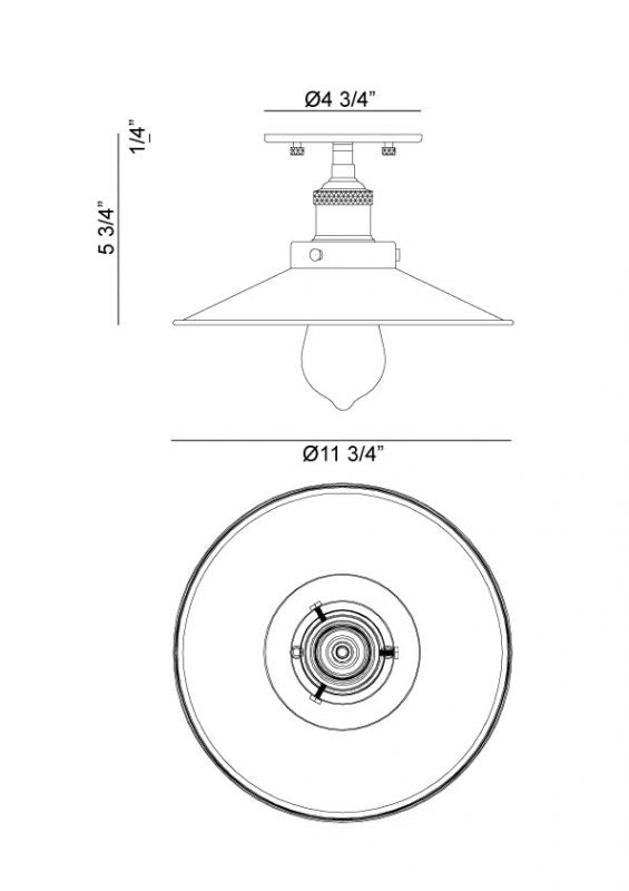 Matteo Canada - X46112AGCH - One Light Flush Mount - Bulstrode'S Workshop - Aged Gold Brass