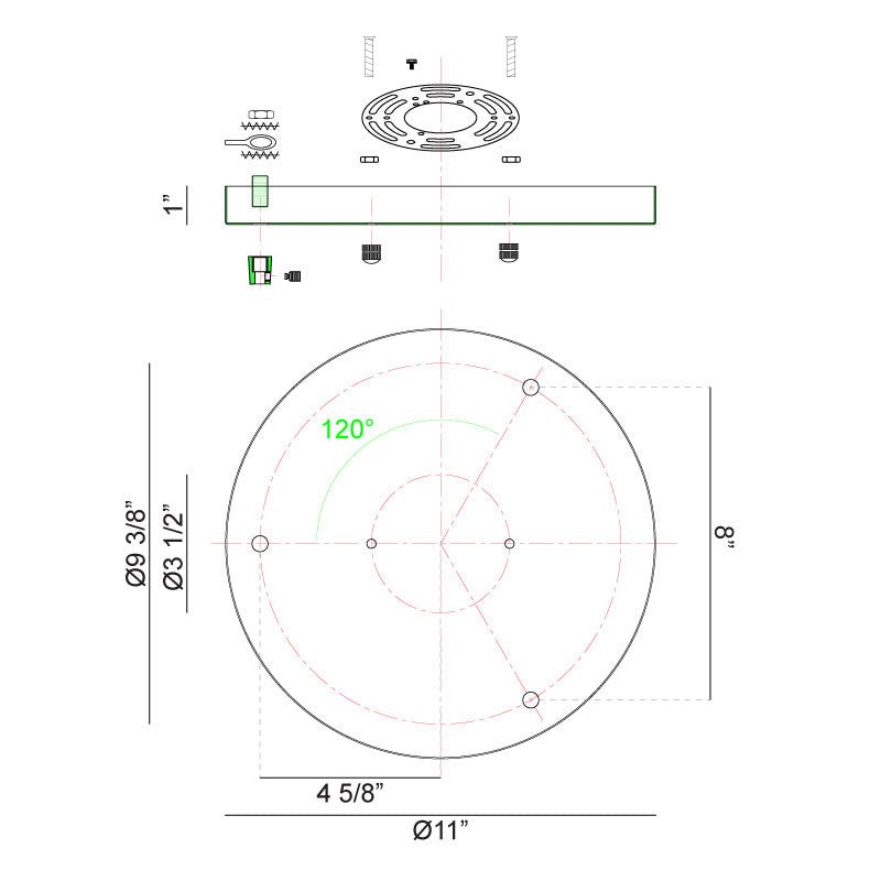 Matteo Canada - CP0103WH - Ceiling Canopy - Multi Ceiling Canopy (Line Voltage) - White