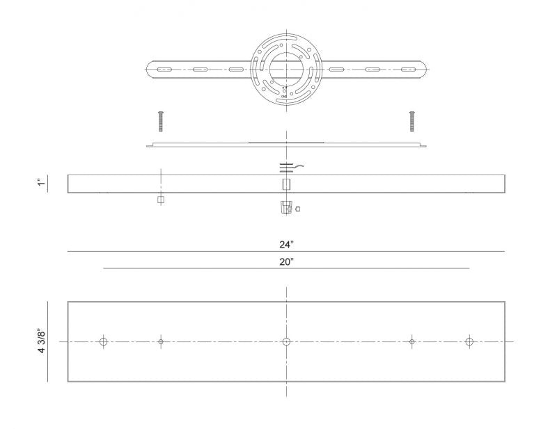 Matteo Canada - CP0203CH - Multi Ceiling Canopy - Multi Ceiling Canopy (Line Voltage) - Chrome