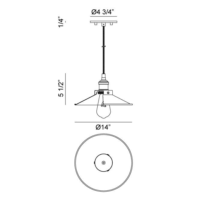 Matteo Canada - C46113AGBK - One Light Pendant - Bulstrode'S Workshop - Aged Gold Brass