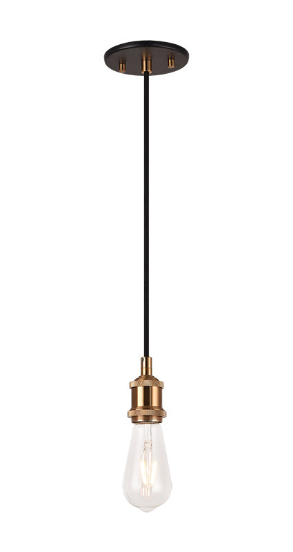 Matteo Canada - C46100AG - One Light Pendant - Bulstrode'S Workshop - Aged Gold Brass