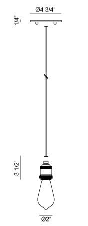 Matteo Canada - C46100AG - One Light Pendant - Bulstrode'S Workshop - Aged Gold Brass