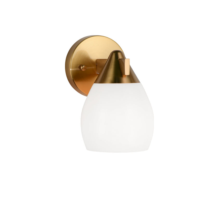 Matteo Canada - W74001AG - One Light Wall Sconce - Reya - Aged Gold Brass