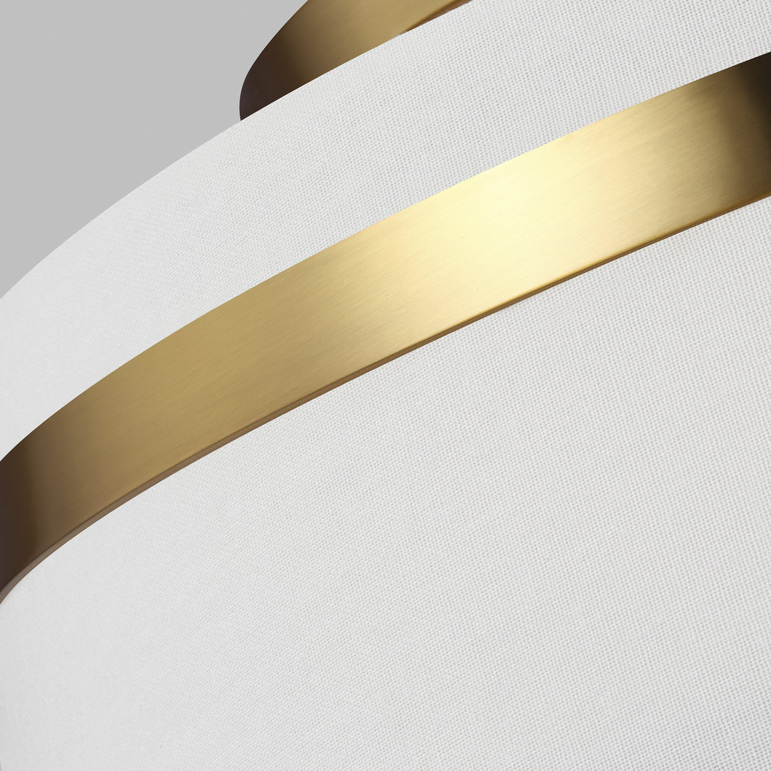 Visual Comfort Studio Canada - AF1153BBS - Three Light Semi-Flush Mount - Cordtlandt - Burnished Brass