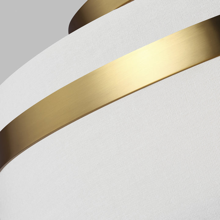 Visual Comfort Studio Canada - AF1153BBS - Three Light Semi-Flush Mount - Cordtlandt - Burnished Brass