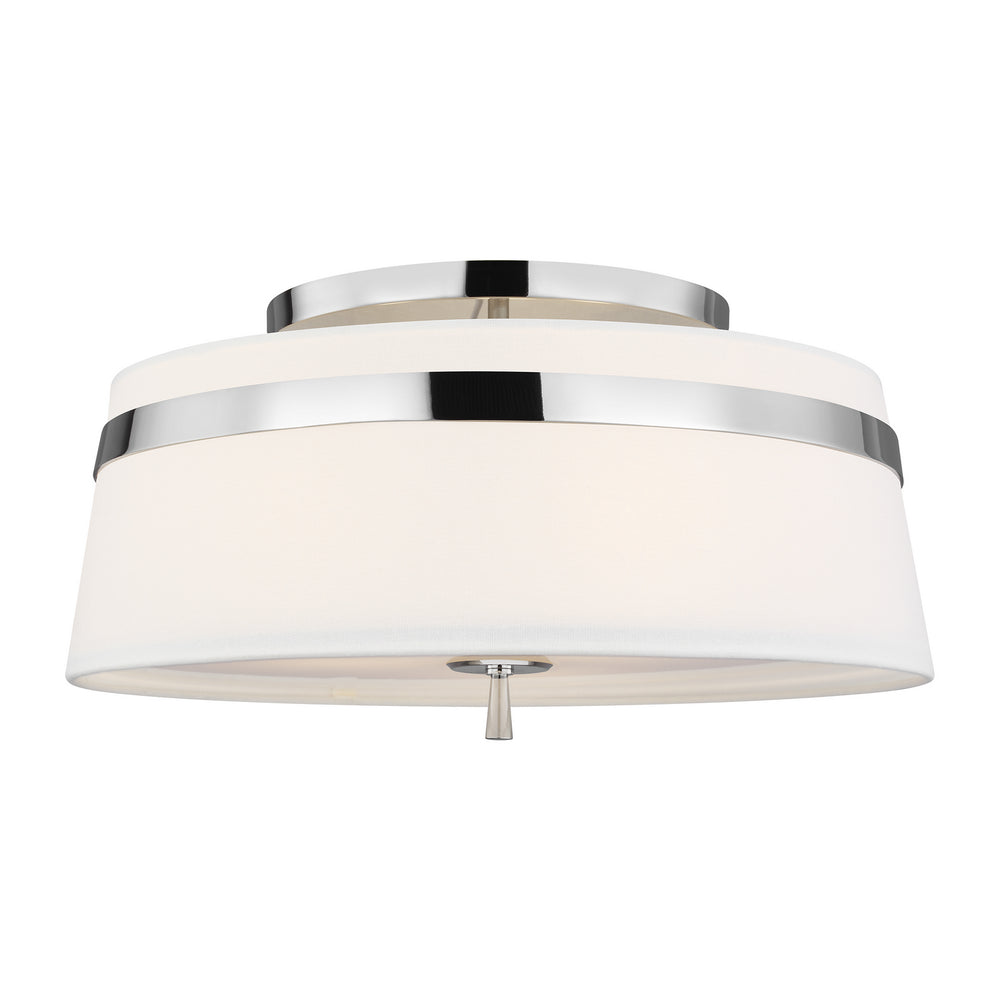 Visual Comfort Studio Canada - AF1153PN - Three Light Semi-Flush Mount - Cordtlandt - Polished Nickel