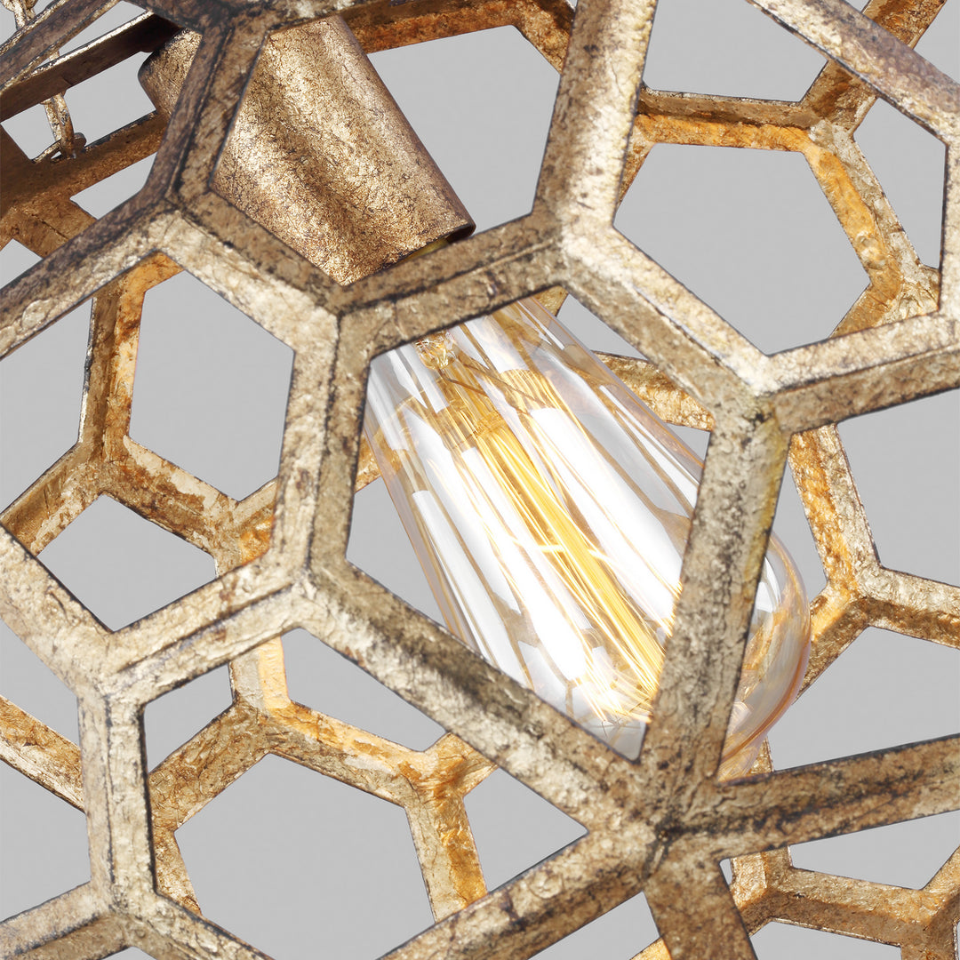 Visual Comfort Studio Canada - AP1051ADB - One Light Pendant - Feccetta - Antique Gild