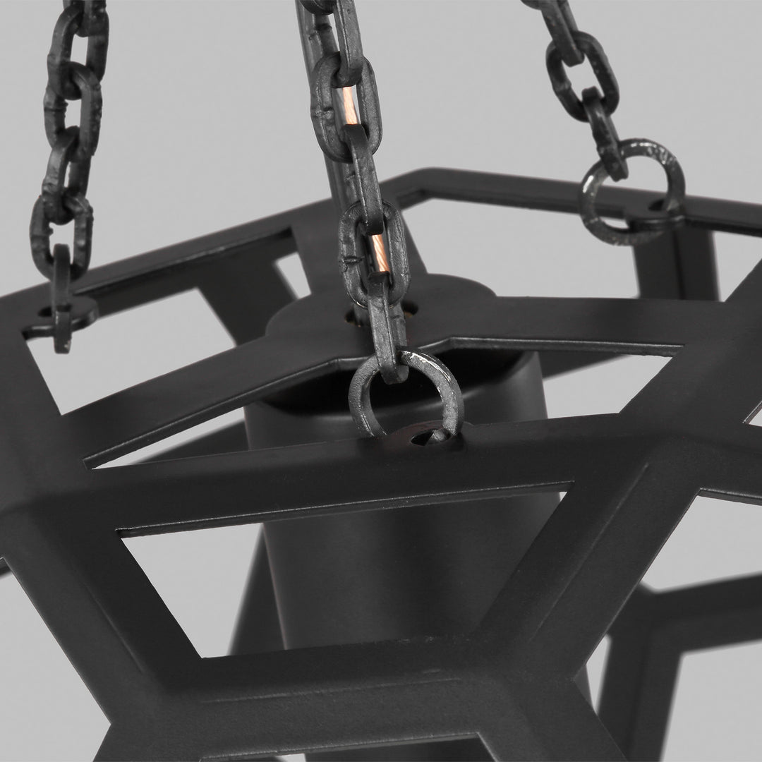 Visual Comfort Studio Canada - AP1051MBK - One Light Pendant - Feccetta - Midnight Black