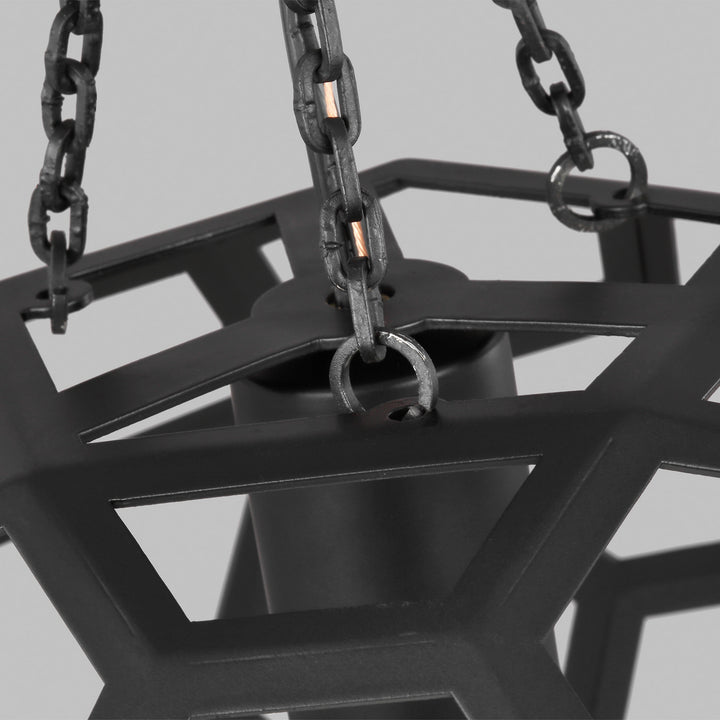 Visual Comfort Studio Canada - AP1051MBK - One Light Pendant - Feccetta - Midnight Black