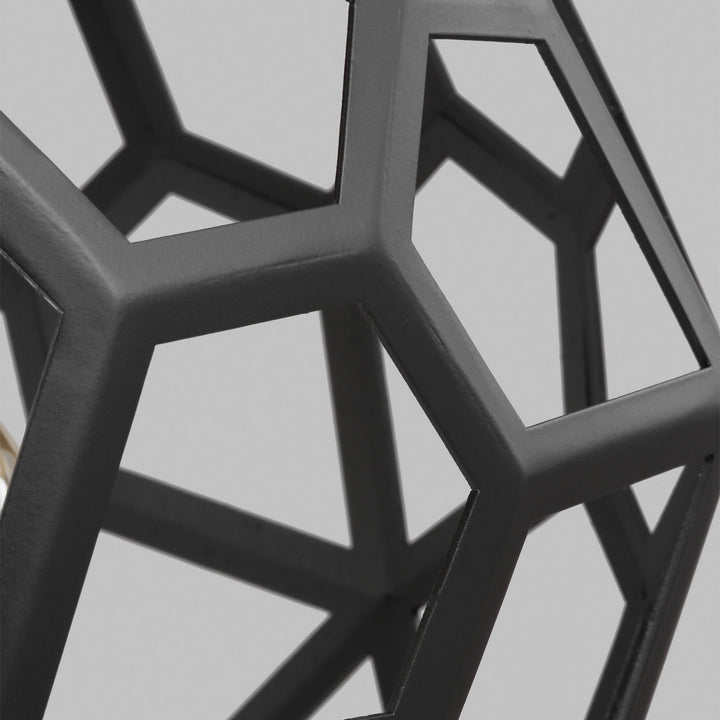 Visual Comfort Studio Canada - AP1051MBK - One Light Pendant - Feccetta - Midnight Black