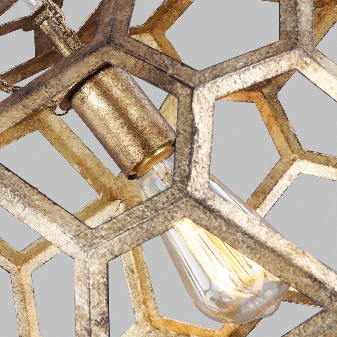 Visual Comfort Studio Canada - AP1061ADB - One Light Pendant - Feccetta - Antique Gild