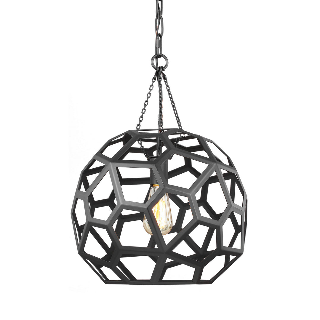 Visual Comfort Studio Canada - AP1061MBK - One Light Pendant - Feccetta - Midnight Black