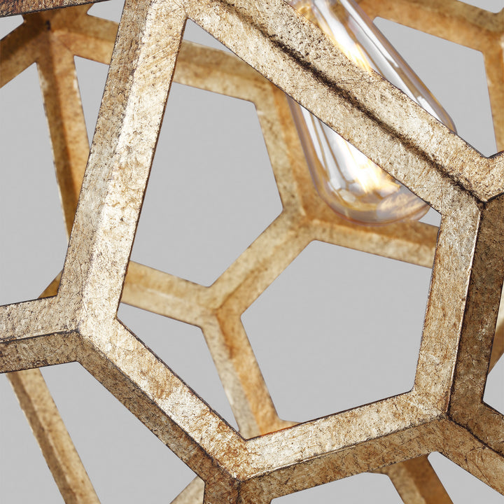 Visual Comfort Studio Canada - AP1071ADB - One Light Pendant - Feccetta - Antique Gild