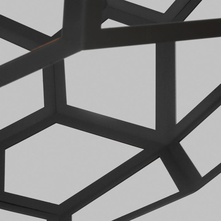 Visual Comfort Studio Canada - AP1071MBK - One Light Pendant - Feccetta - Midnight Black