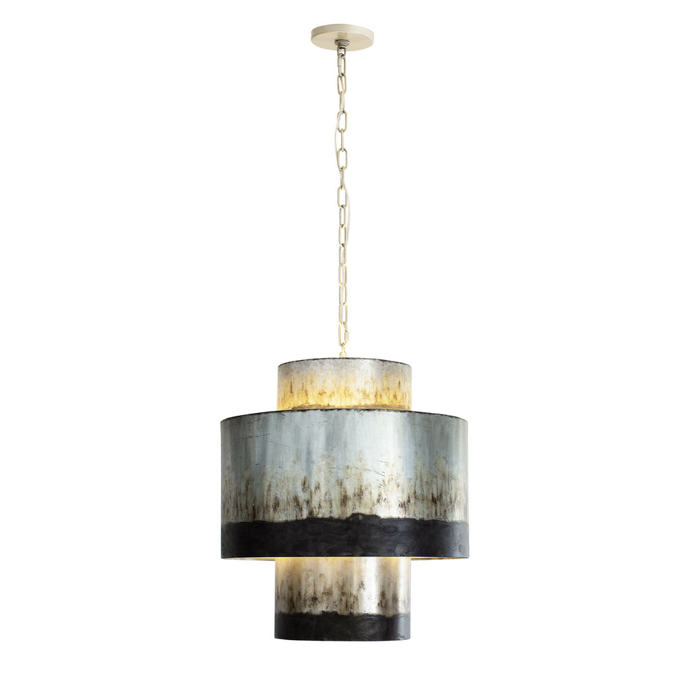 Varaluz - 323F04OG - Four Light Pendant - Cannery - Ombre Galvanized