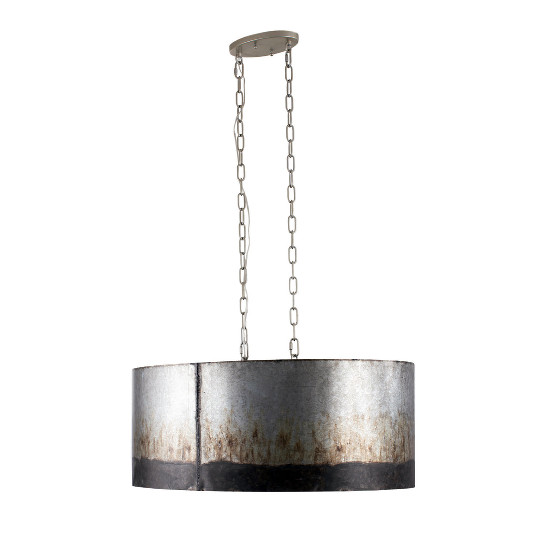 Varaluz - 323N06OG - Six Light Pendant - Cannery - Ombre Galvanized