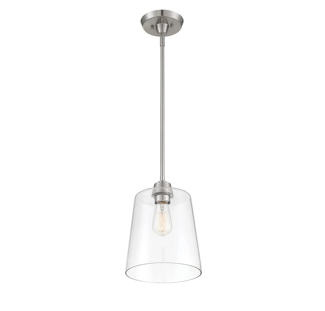 Meridian - M70081BN - One Light Pendant - Mpend - Brushed Nickel
