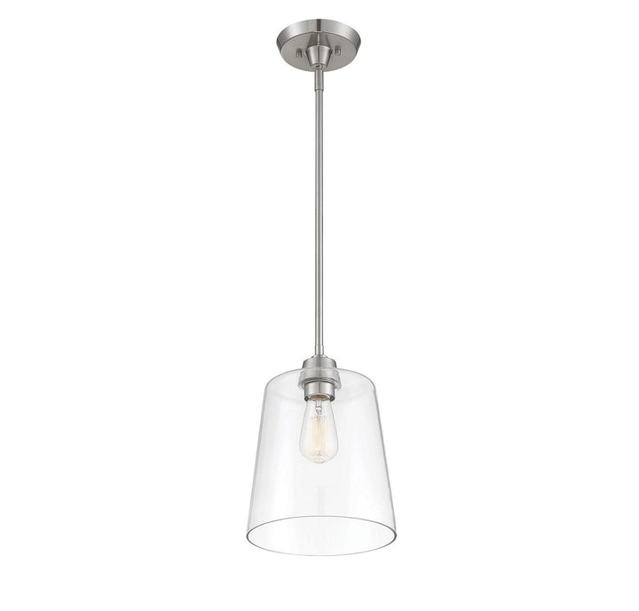 Meridian - M70081BN - One Light Pendant - Mpend - Brushed Nickel