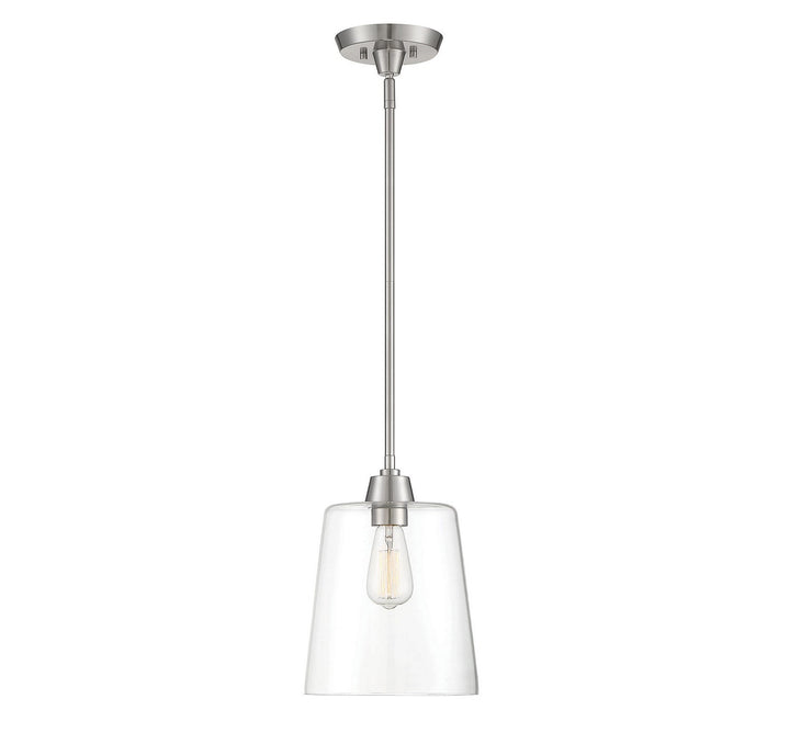 Meridian - M70081BN - One Light Pendant - Mpend - Brushed Nickel