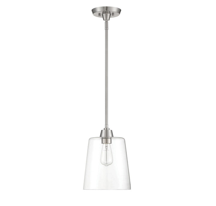 Meridian - M70081BN - One Light Pendant - Mpend - Brushed Nickel