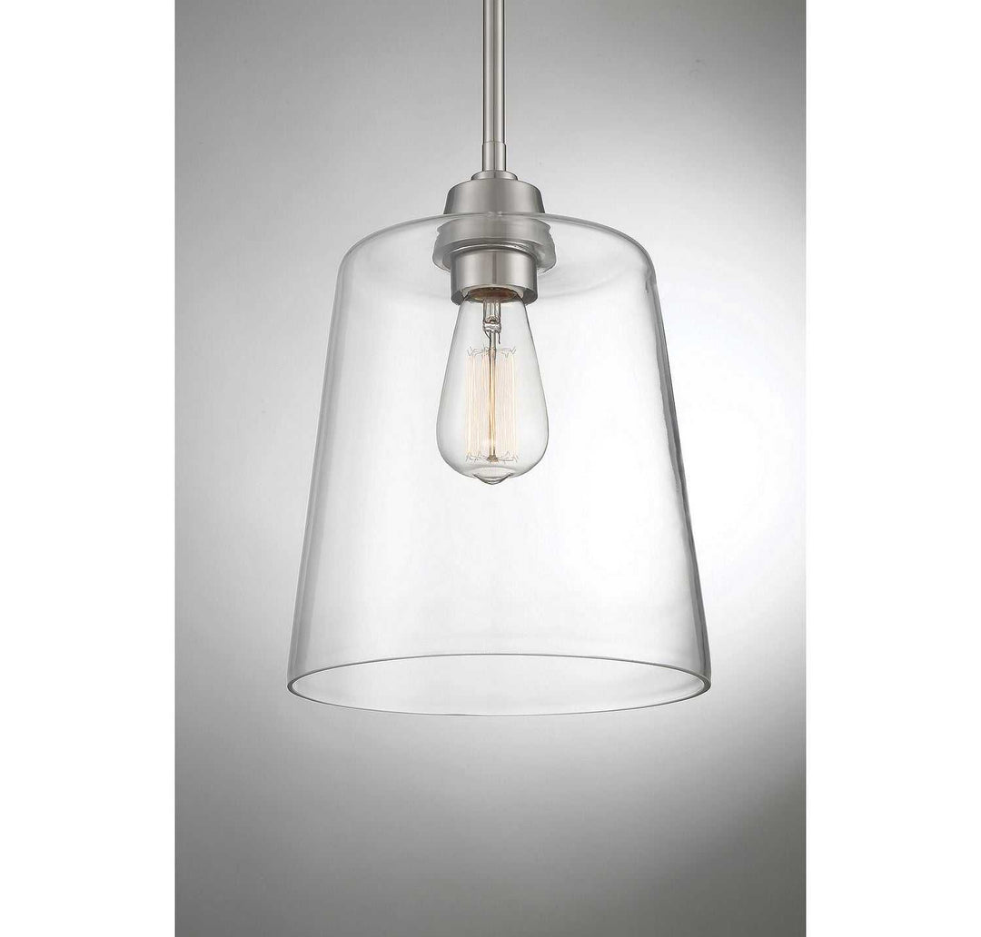 Meridian - M70081BN - One Light Pendant - Mpend - Brushed Nickel