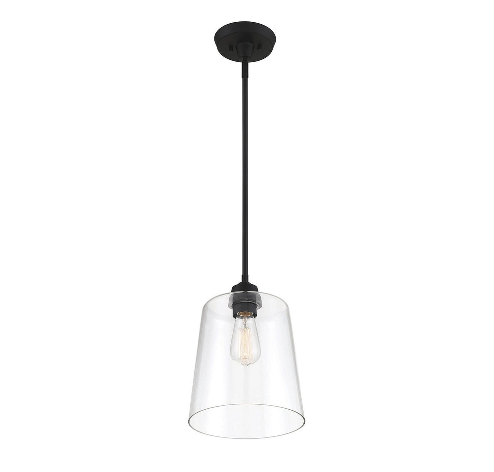 Meridian - M70081MBK - One Light Pendant - Mpend - Matte Black