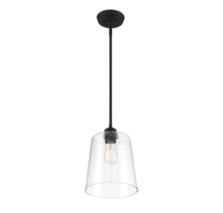 Meridian - M70081MBK - One Light Pendant - Mpend - Matte Black