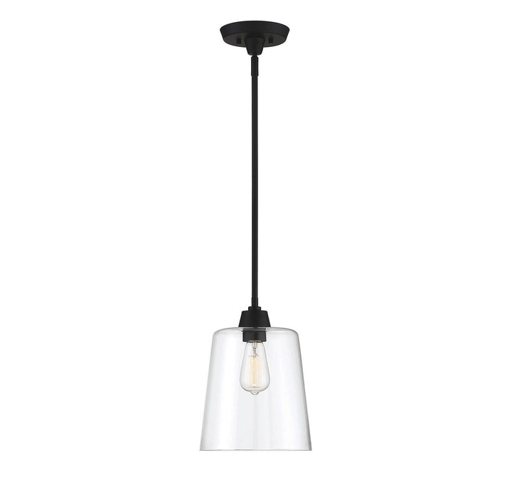 Meridian - M70081MBK - One Light Pendant - Mpend - Matte Black
