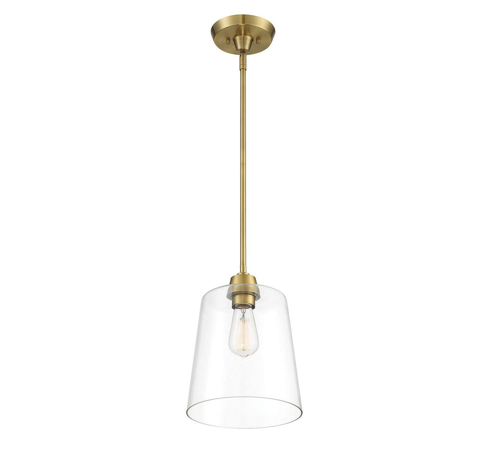 Meridian - M70081NB - One Light Pendant - Mpend - Natural Brass