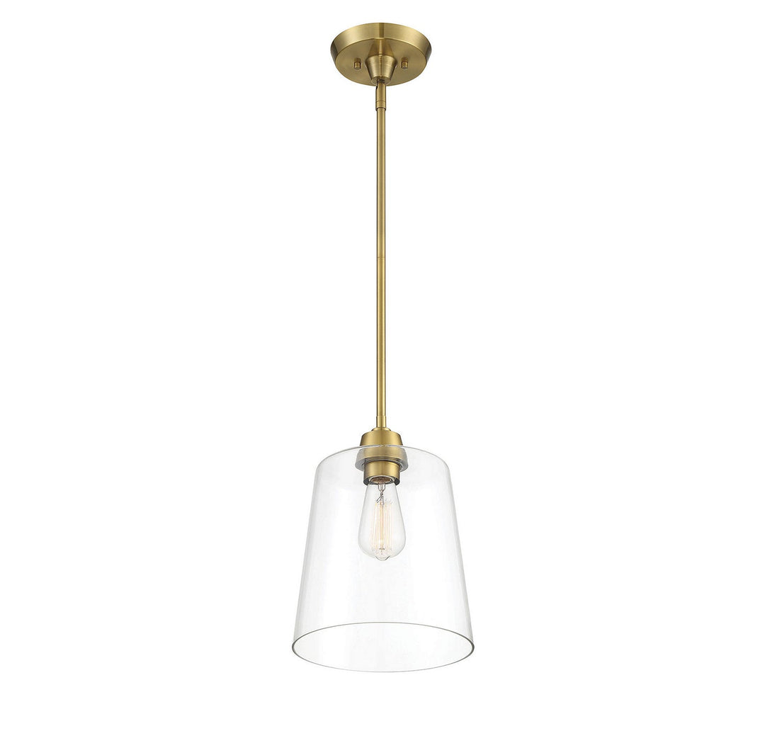 Meridian - M70081NB - One Light Pendant - Mpend - Natural Brass
