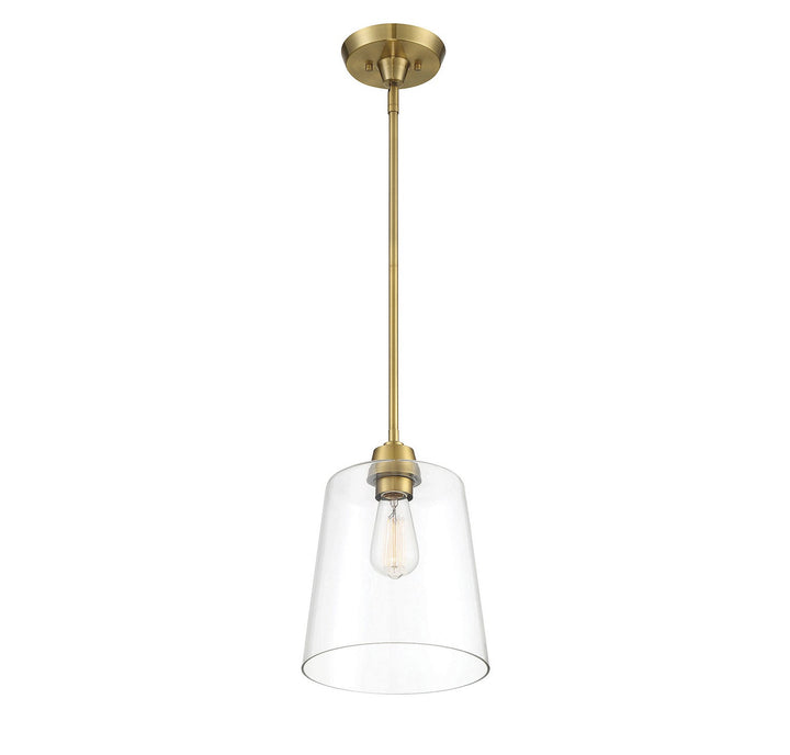 Meridian - M70081NB - One Light Pendant - Mpend - Natural Brass
