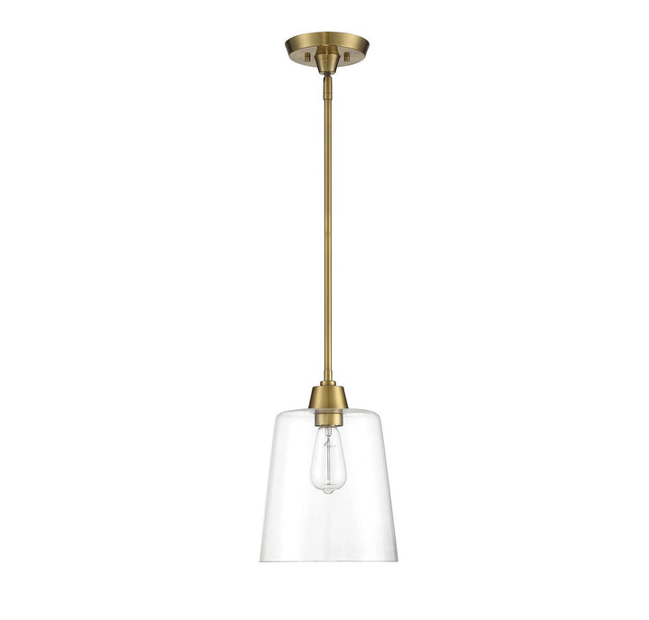 Meridian - M70081NB - One Light Pendant - Mpend - Natural Brass