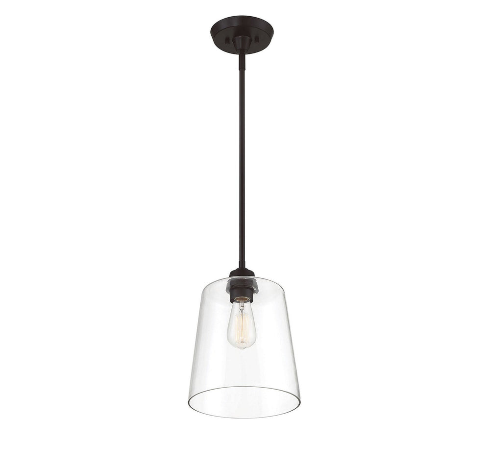 Meridian - M70081ORB - One Light Pendant - Mpend - Oil Rubbed Bronze
