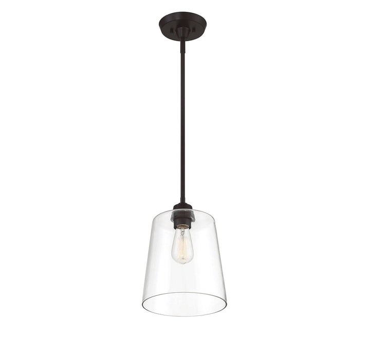 Meridian - M70081ORB - One Light Pendant - Mpend - Oil Rubbed Bronze