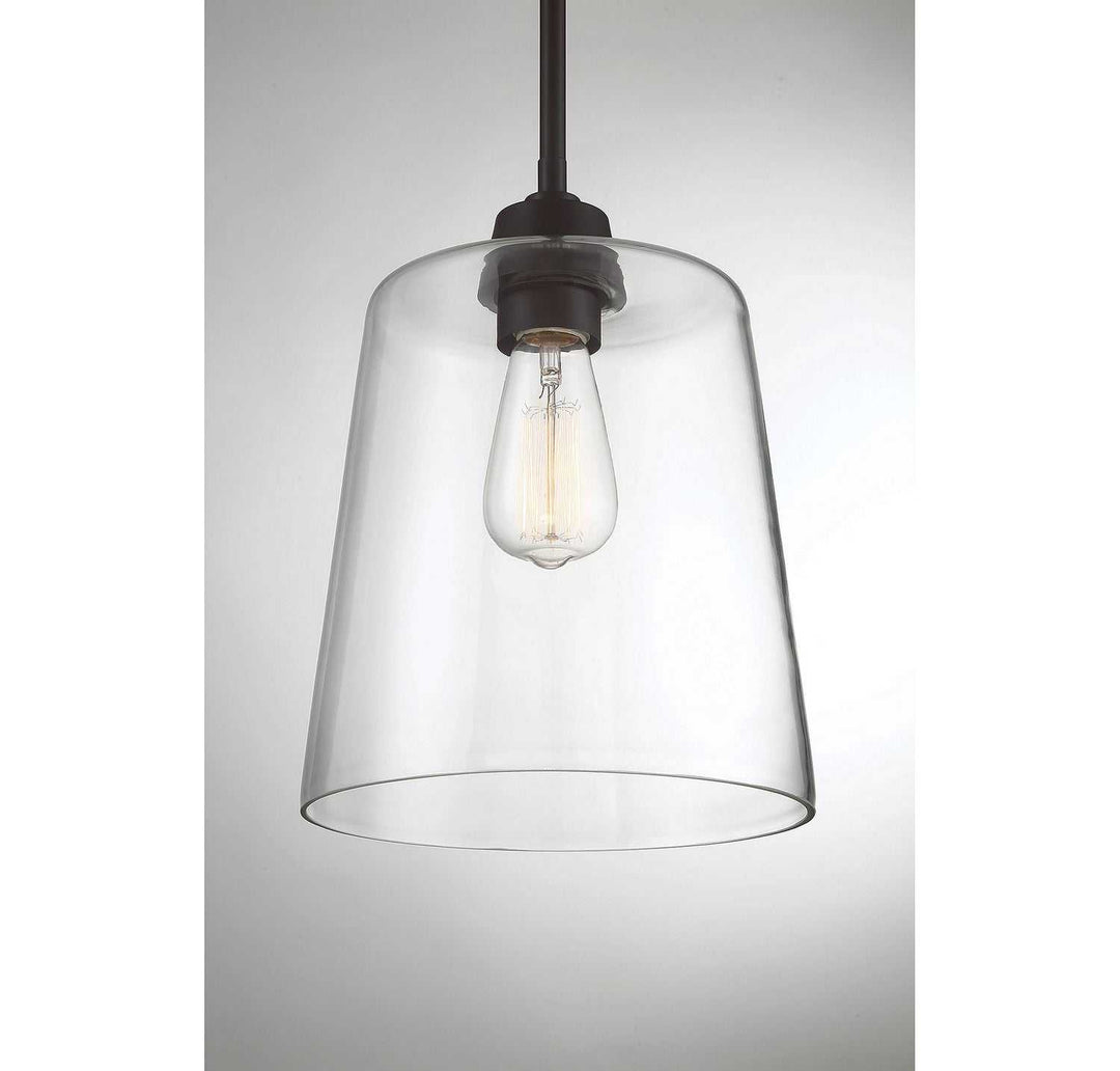 Meridian - M70081ORB - One Light Pendant - Mpend - Oil Rubbed Bronze