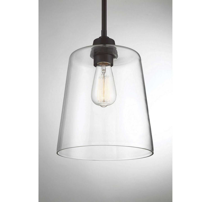 Meridian - M70081ORB - One Light Pendant - Mpend - Oil Rubbed Bronze