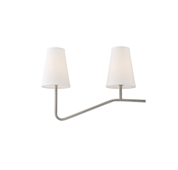 Meridian - M10078BN - Four Light Chandelier - Mchan - Brushed Nickel