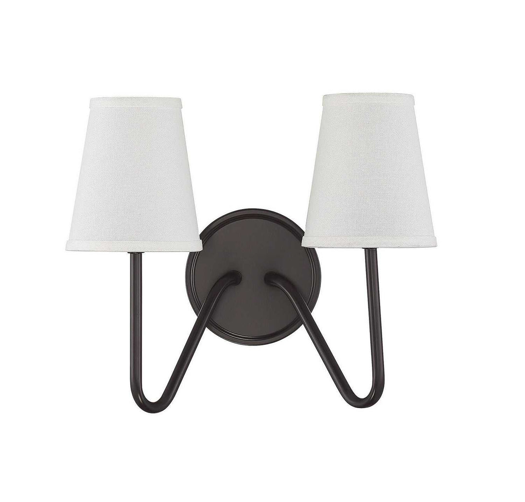 Meridian - M90055ORB - Two Light Wall Sconce - Mscon - Oil Rubbed Bronze