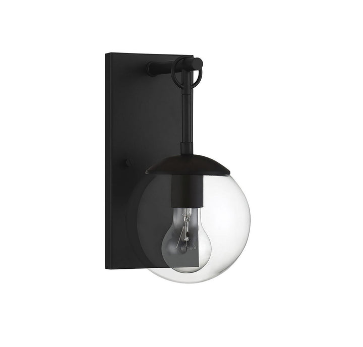 Meridian - M50029BK - One Light Outdoor Wall Sconce - Moutd - Matte Black