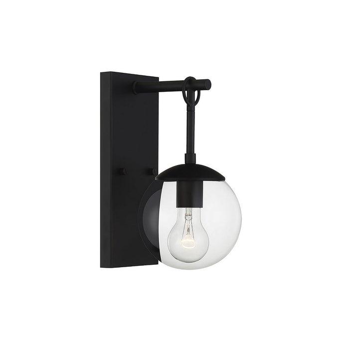 Meridian - M50029BK - One Light Outdoor Wall Sconce - Moutd - Matte Black