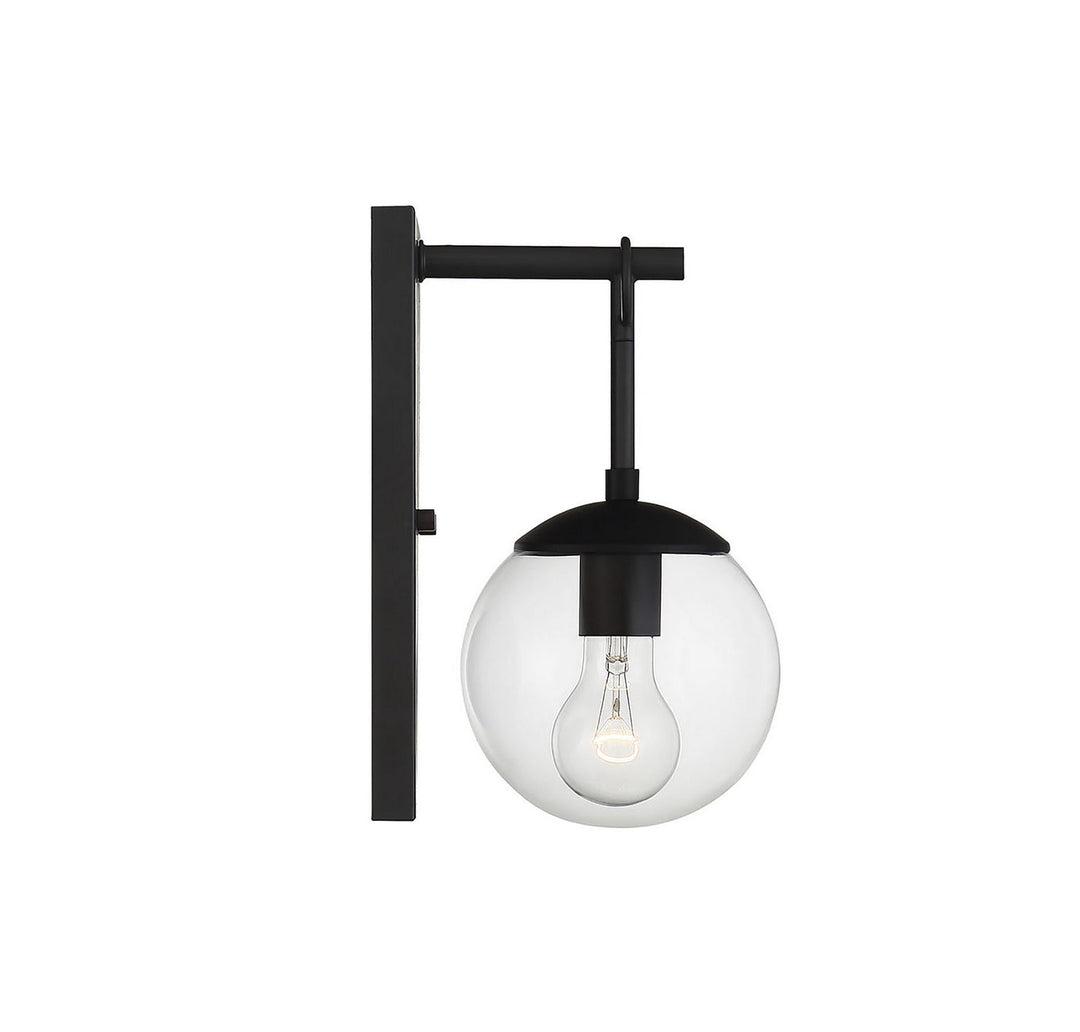 Meridian - M50029BK - One Light Outdoor Wall Sconce - Moutd - Matte Black