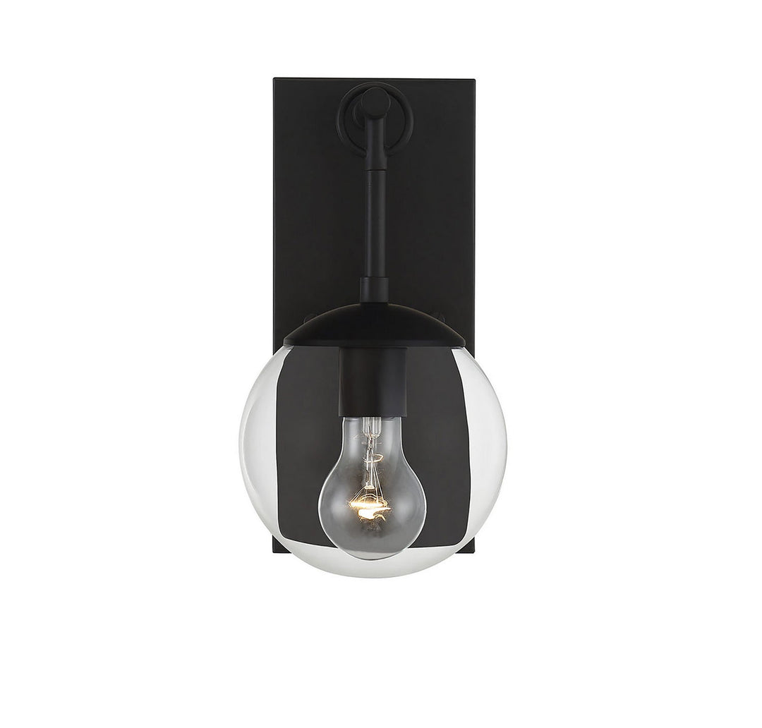 Meridian - M50029BK - One Light Outdoor Wall Sconce - Moutd - Matte Black