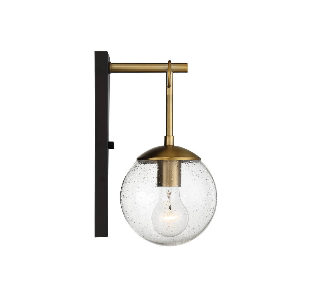 Meridian - M50029ORBNB - One Light Outdoor Wall Sconce - Moutd - Oil Rubbed Bronze with Natural Brass