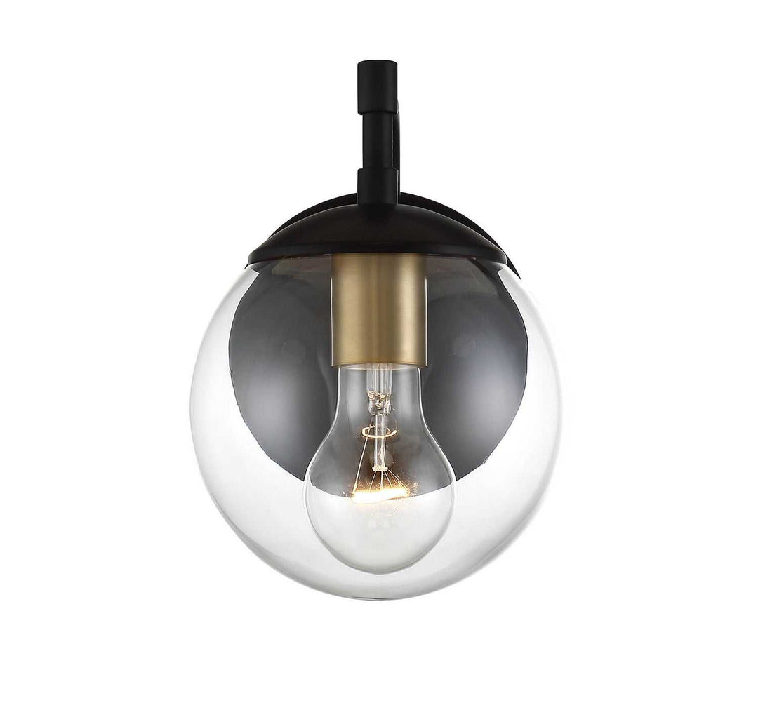 Meridian - M50033ORBNB - One Light Outdoor Wall Sconce - Moutd - Oil Rubbed Bronze with Natural Brass