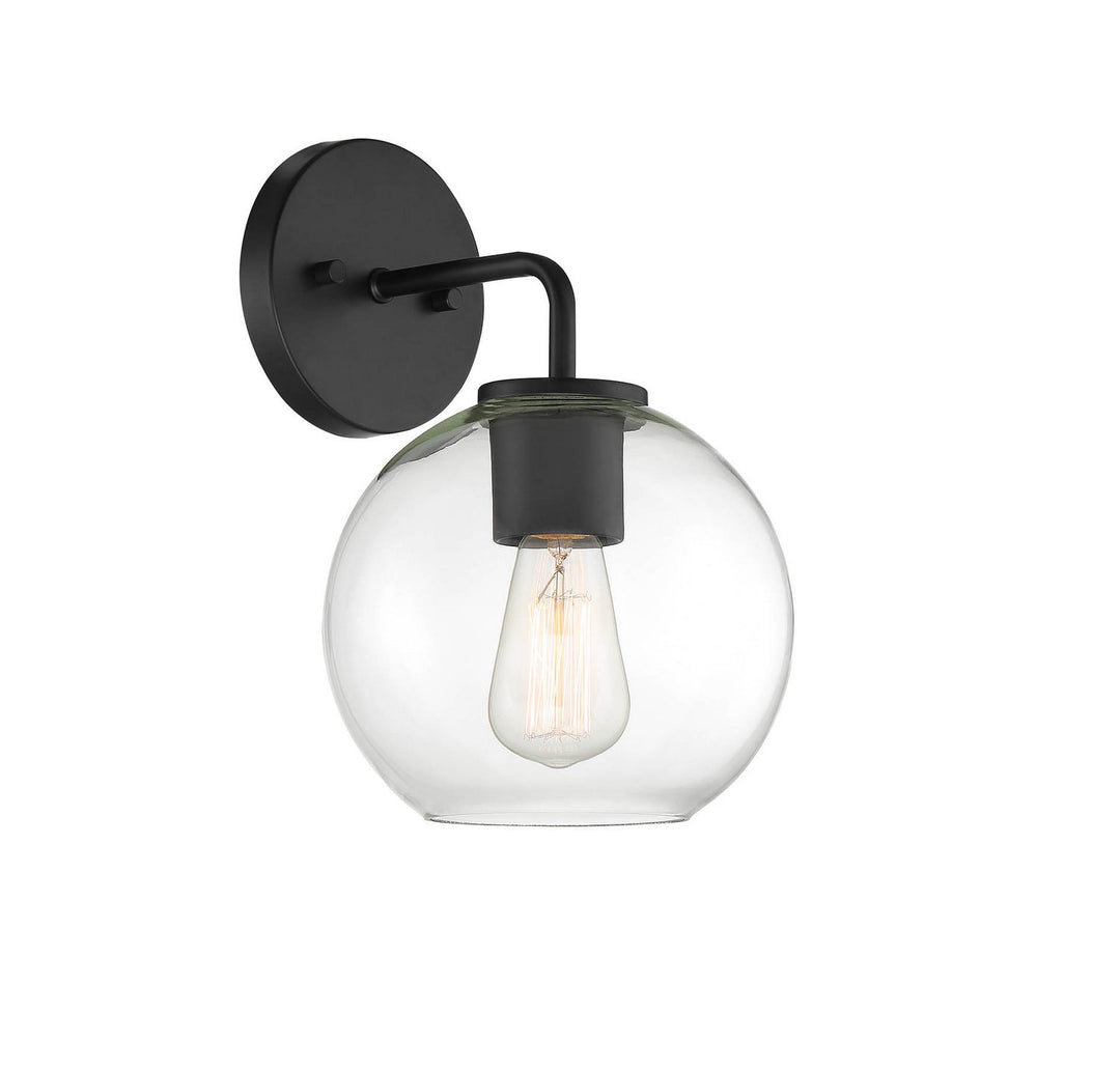 Meridian - M50044BK - One Light Outdoor Wall Sconce - Moutd - Matte Black