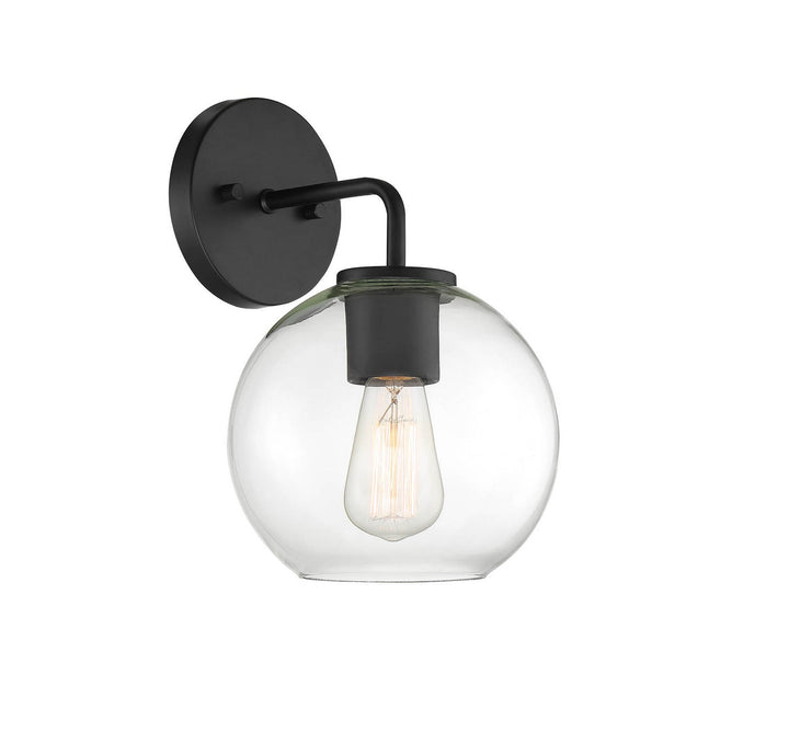 Meridian - M50044BK - One Light Outdoor Wall Sconce - Moutd - Matte Black