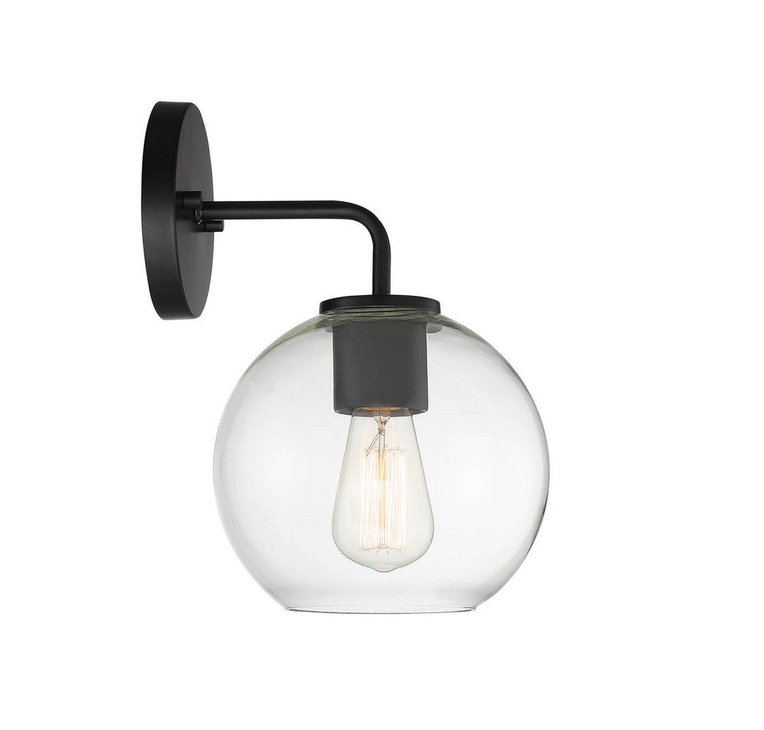 Meridian - M50044BK - One Light Outdoor Wall Sconce - Moutd - Matte Black